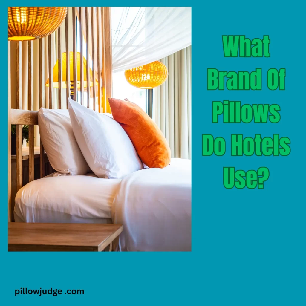 What Pillows Do Hotels Use